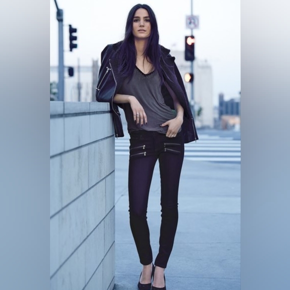 NWT PAIGE | Rooney Leather Jacket - Picture 6 of 13